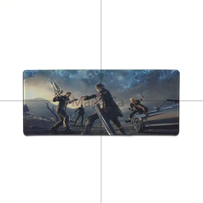 Maiyaca Нескользящие PC FF15 Final Fantasy серии коврик для мыши геймер играть коврики аниме принтом большой lockedge игровой коврик для мыши для dota2 cs - Цвет: Lock Edge 30x80cm