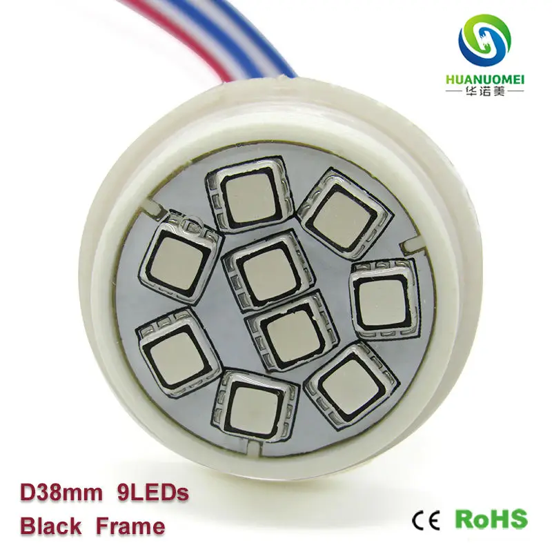 Адресная СВЕТОДИОДНАЯ 12 в 38 мм 9 светодиодов ucs1903 5050 rgb smd Водонепроницаемая