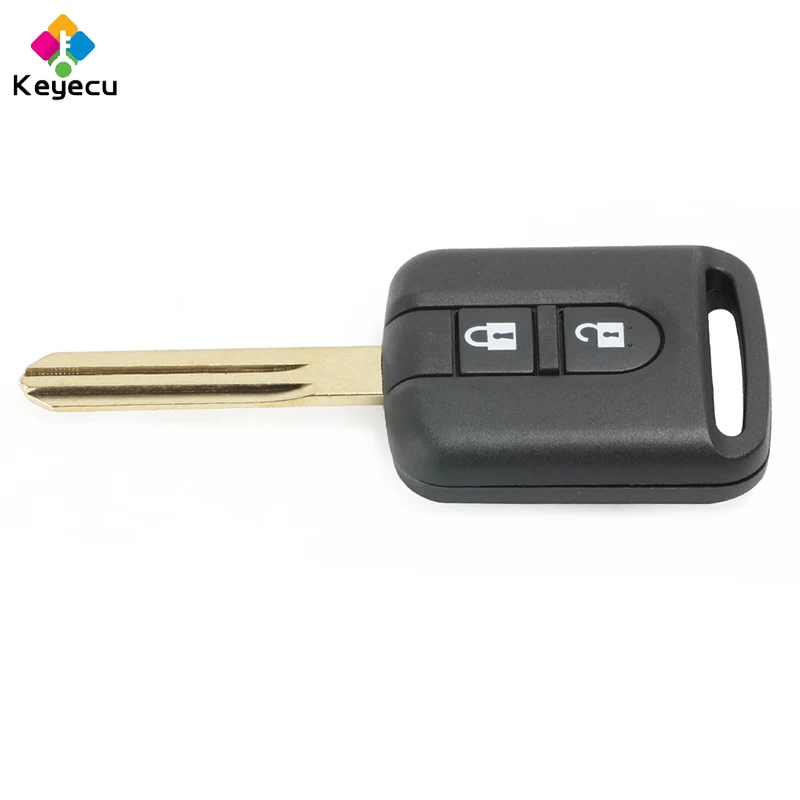 KEYECU пара дистанционного управления автомобильный ключ с 2 кнопками и 433 МГц ID46