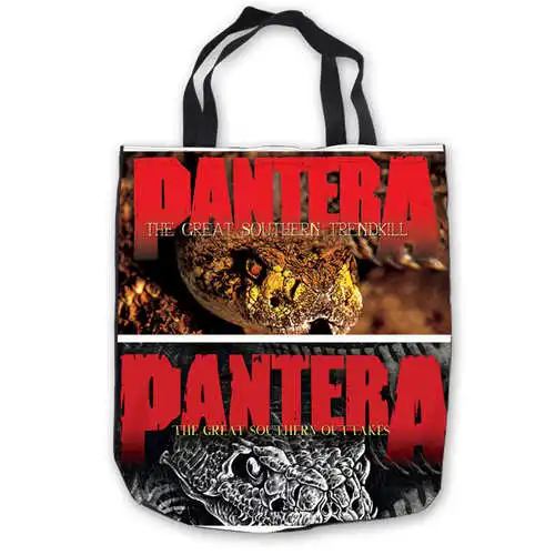 Холщовые сумки на заказ pantera final фронтальная крышка (2) ручные сумка для шоппинга