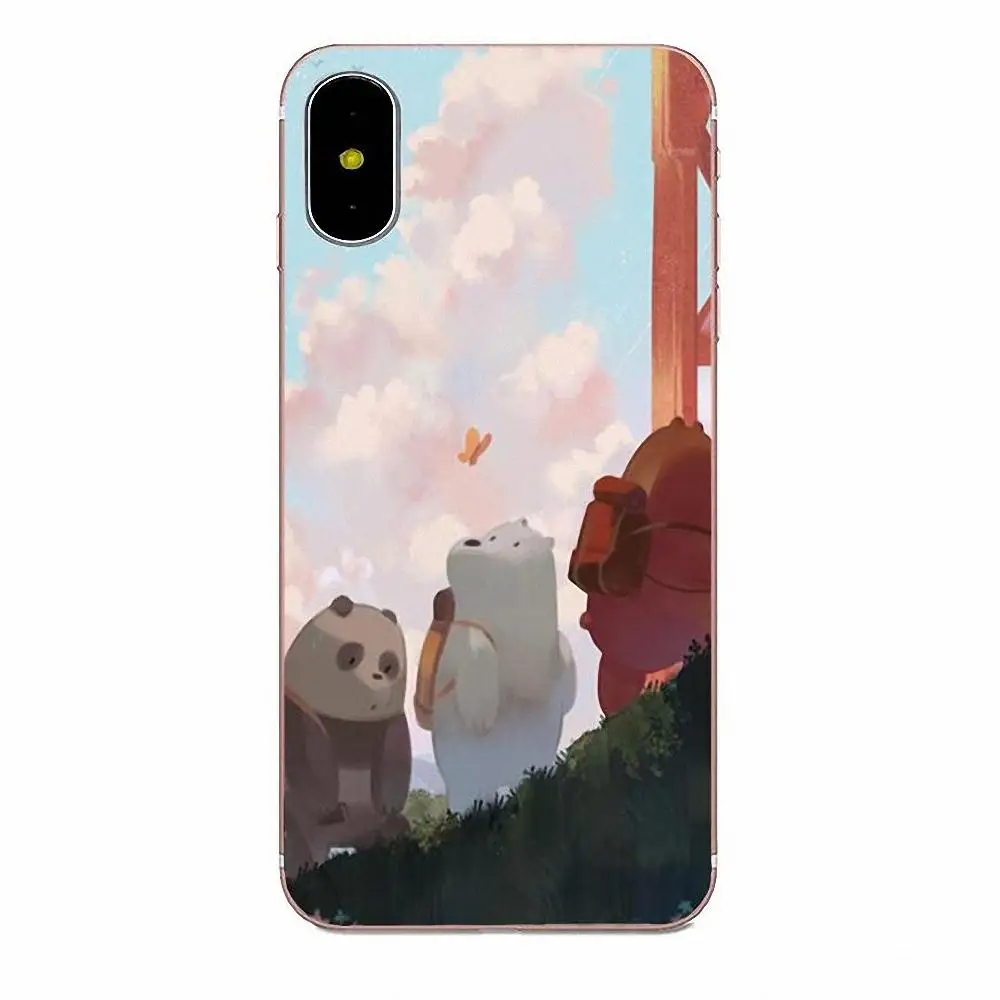 as picture Для Xiaomi Redmi Mi Note 7 8 9 SE Pro Lite Go Play TPU мягкие Аксессуары для телефонов, чехол, Мы Голые Медведи - Цвет: as picture