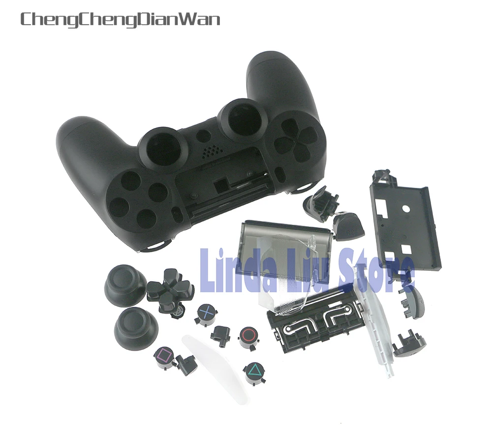 Полный комплект корпусов и кнопок модель jds 040 для DualShock 4 PlayStation PS4 Pro Slim корпус