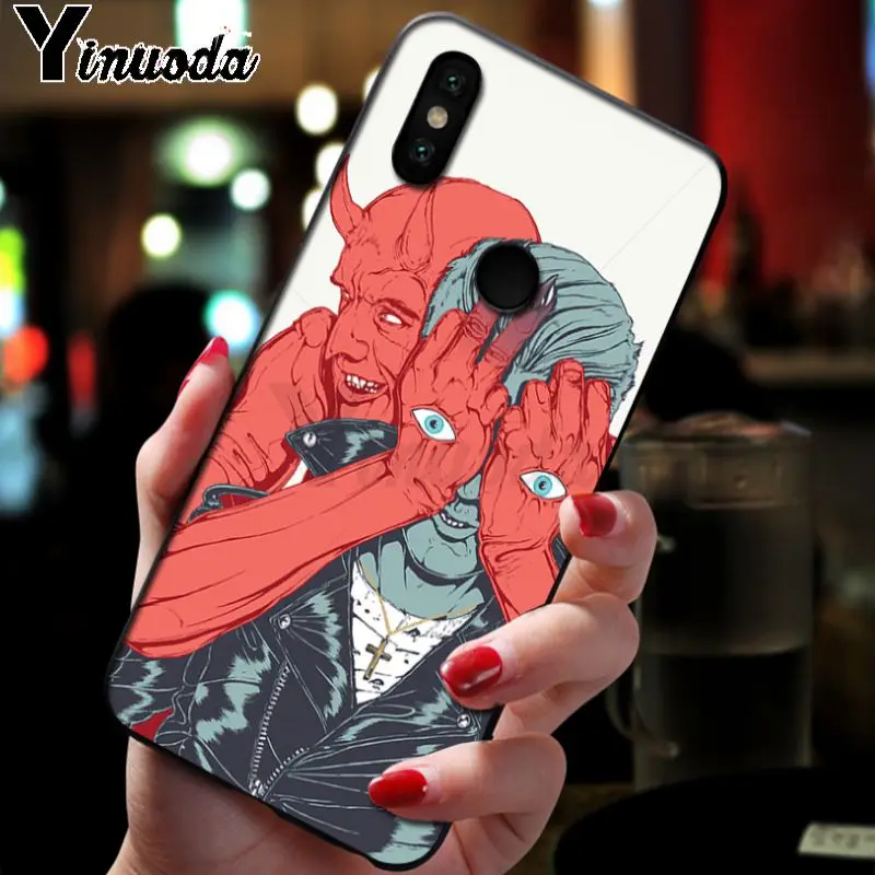 Yinuoda Люцифер сатана Ангел Дьявол мягкий чехол для телефона для xiaomi redmi 7 5plus 6pro 6a 4x go note5 note7 note6pro mi8se 9se чехол