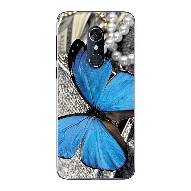 Милый Модный цветочный чехол для Alcatel 1X 2019 5008Y 5 дюймов чехлы с рисунком мягкий из