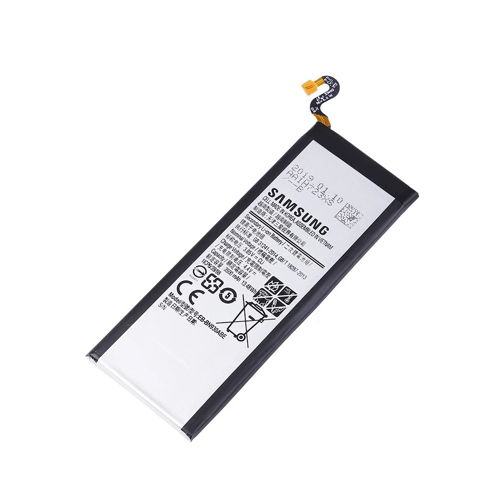 Оригинальный EB-BN930ABE батареи для Samsung Galaxy Note 7 Высокое качество Akku 3500mAh с 8 шт