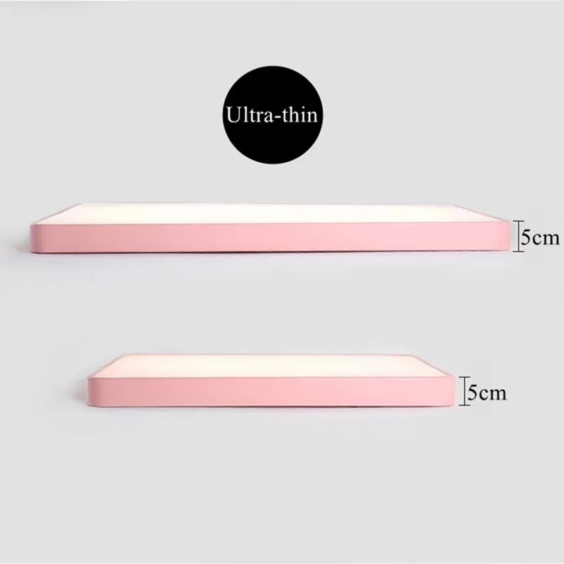 DAR ультратонкая квадратная Потолочная люстра 110 В 220 диммируемая с дистанционным