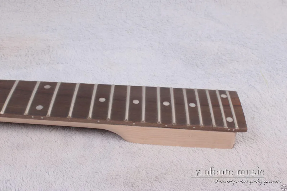 Гриф для электрогитары клен 24 лада 25 5 дюйма анкерный стержень с розовым грифом 1