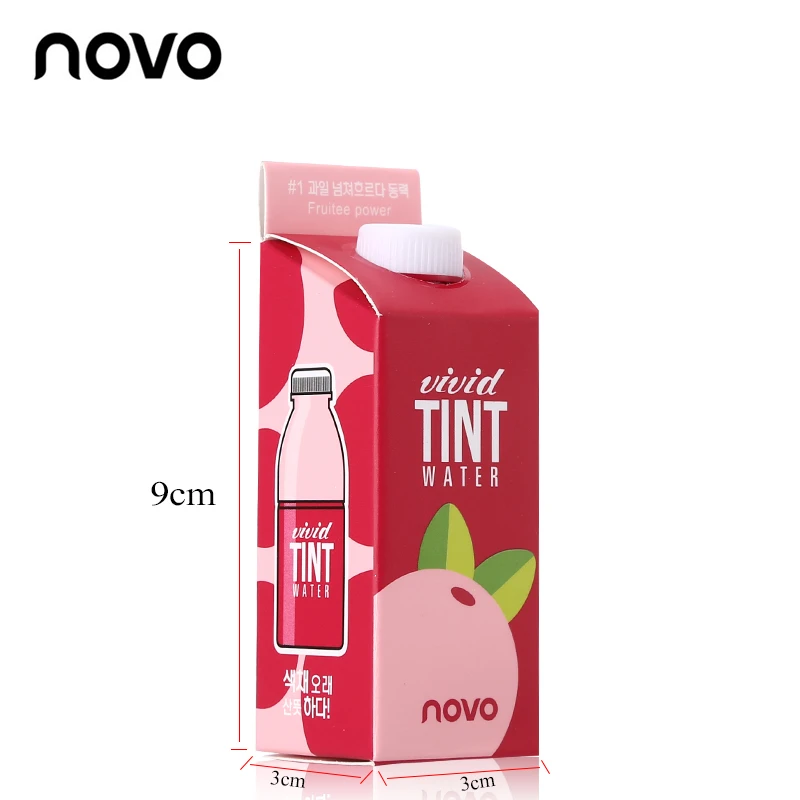 Блеск для губ NOVO Vivid жидкая помада с антипригарным покрытием 24H|Блеск губ| |