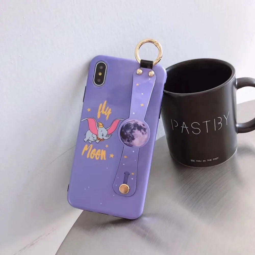 Новый браслет Dumbo icon используется на iPhone 6 plus 7 8 7plus8plus чехол для телефона xs xr xsmax