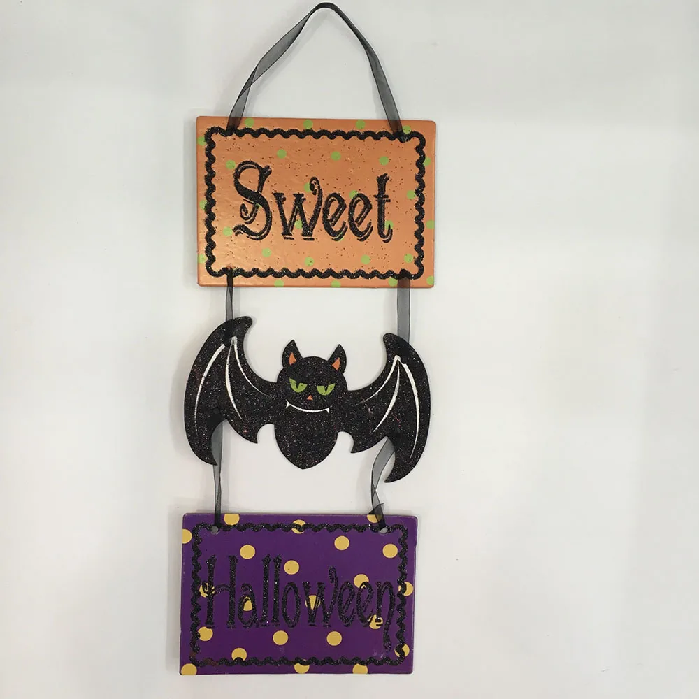 Halloween Decoration Hanging Tag Paper Door Window Pumpkin Strips HALLOWEEN Creative Party Festival Props | Дом и сад