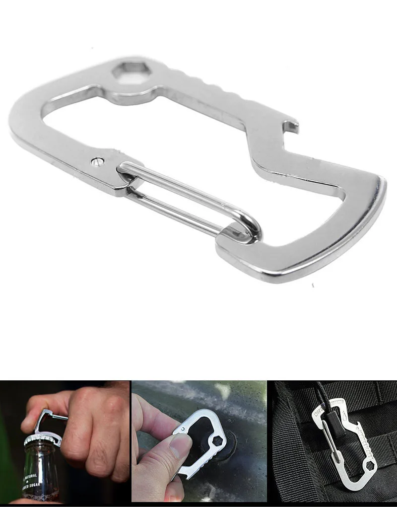 Карабин с пряжкой Quickdraw многофункциональный инструмент Многофункциональный
