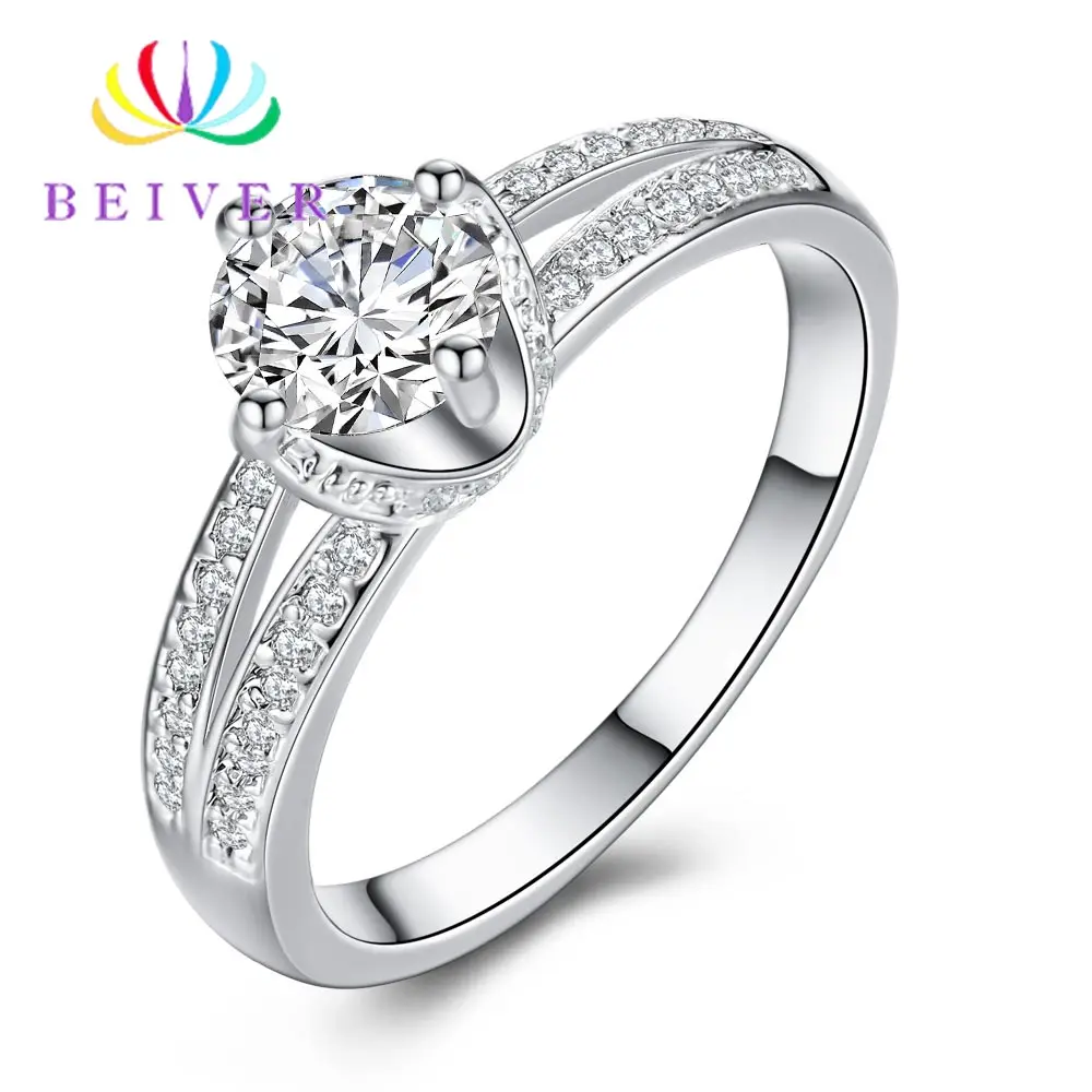 Beiver 2019 New Fashion Engagement Rings for Women Eight Hearts And Swords Jewelry Valentine's Day Gifts | Украшения и
