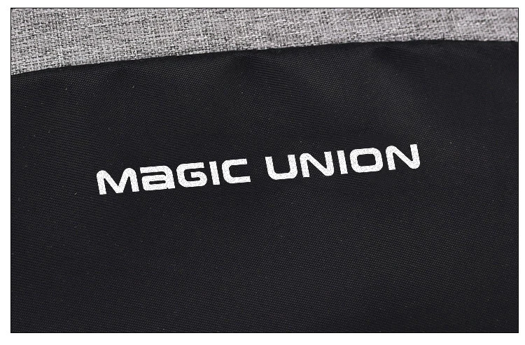 MAGIC UNION, USB зарядка, сумка на одно плечо, Мужская маленькая сумка-мессенджер, Мужская водонепроницаемая нагрудная сумка, сумка через плечо