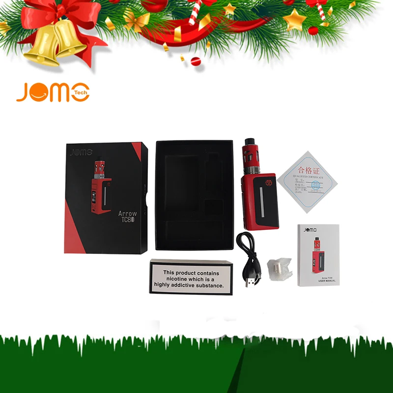 Оригинальный Jomotech электронная сигарета стрелка TC80 80 Вт коробка vape с 2200 мАч 80TC