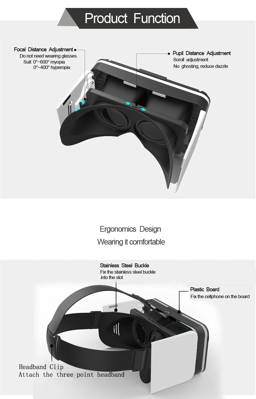 Переносной VR очки путешествия мини гарнитура коробка кожа 3D картон шлем удобный VR для 4-6 'мобильный телефон N30C