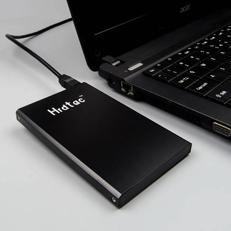 HRDTAC 2," портативный внешний жесткий диск USB 2,0 60 ГБ 80 ГБ 120 ГБ 160 Гб 250 ГБ 320 ГБ 500 Гб HDD Внешний HD жесткий диск для ПК/Mac - Цвет: Black