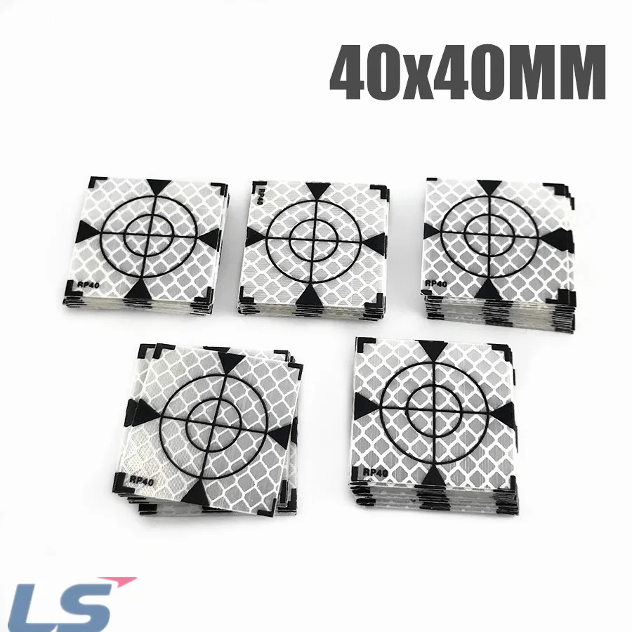 

100pcs Reflector Sheet 40X40MM Reflective Target (Customizable)