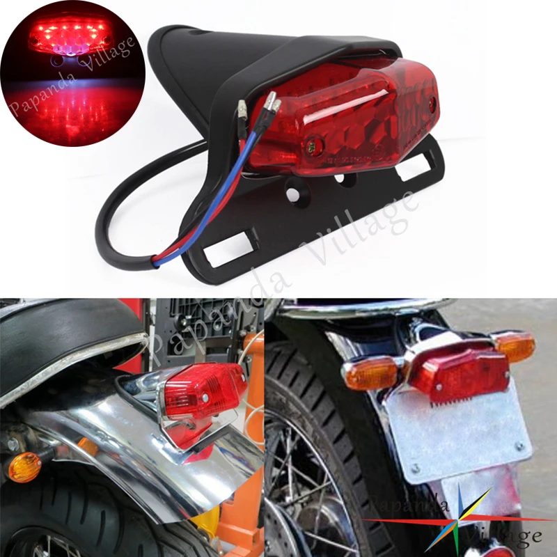 Универсальный задний стоп-сигнал для мотоцикла светодиодный фонарь Lucas Harley Bobber