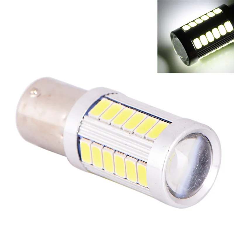 1 шт. Авто Обратный светильник дневной ходовой 1156 BA15S P21W 33 led 5630 5730 smd красный белый