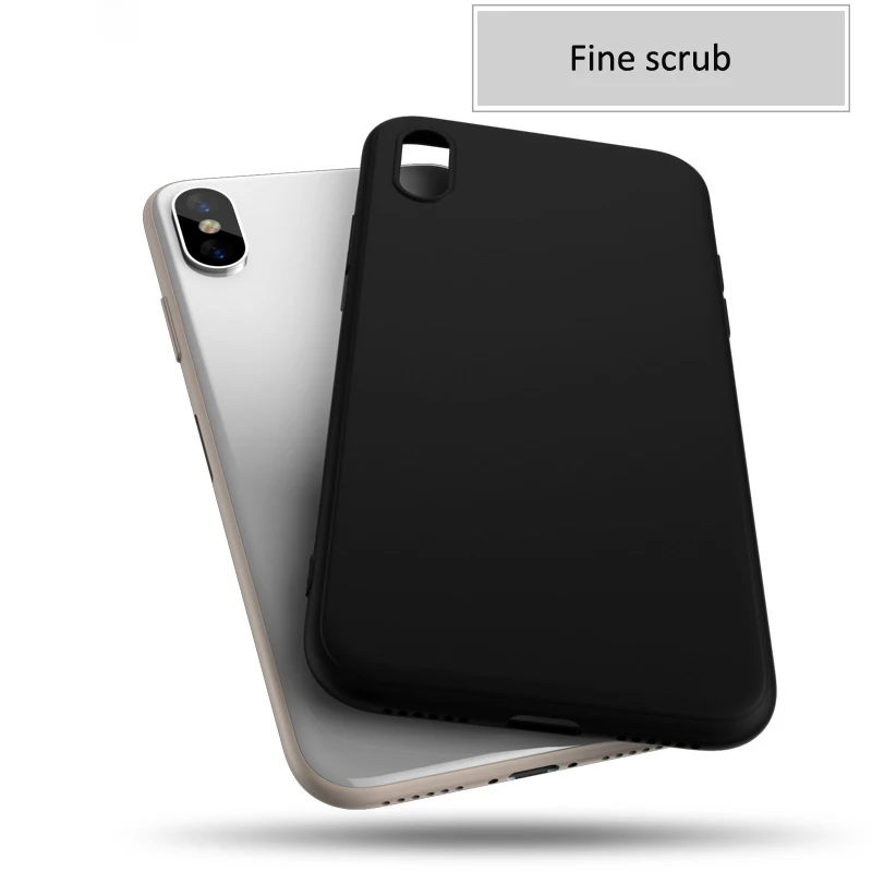 Матовый черный чехол Apsudev из ТПУ для iphone X XR XS Max 7 8 6 6s Plus plus тонкие ультратонкие