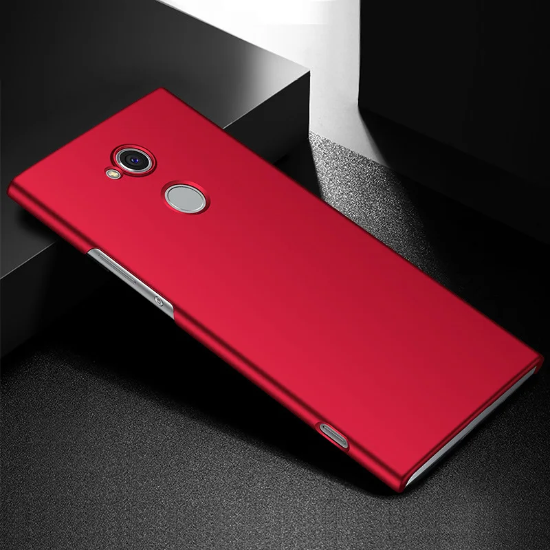 Red YonLinTan, чехол, для sony Xperia XA3 XA2 XA1 ультра компактные роскошные, жесткие, ПК чехол для телефона sony XA 2 3 XA 1 Plus - Цвет: Red