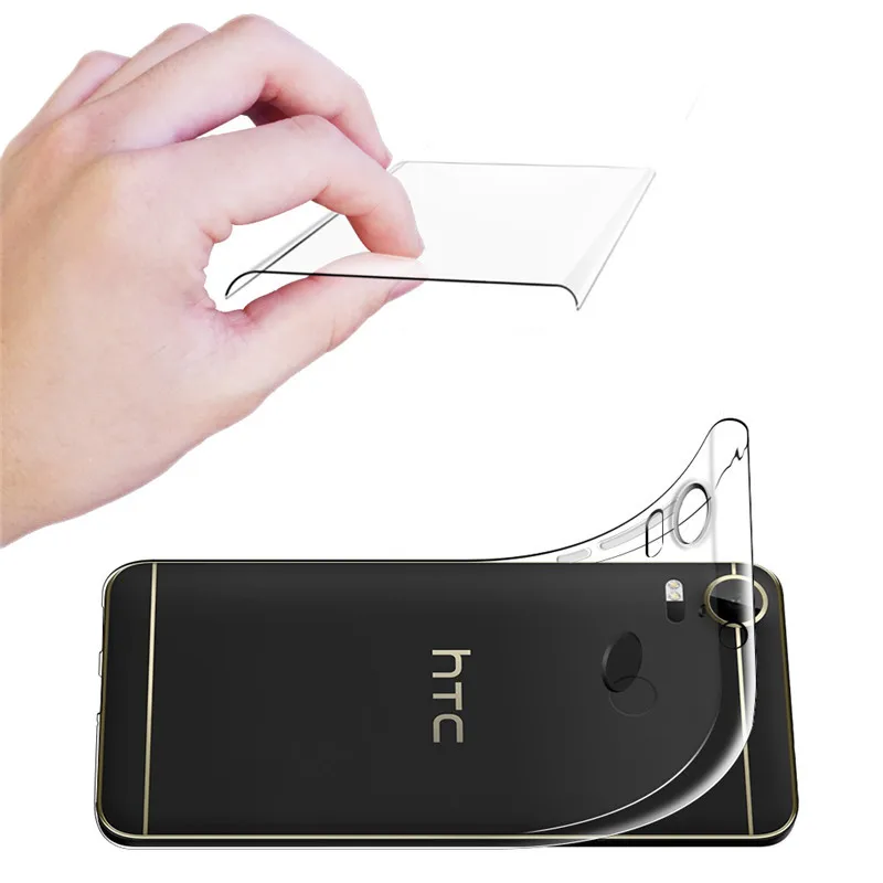 Ultra-thin Slim Silicone Soft TPU Case For HTC Desire 10 Pro 5.5 inch Clear Transparent Protective Cover | Мобильные телефоны и
