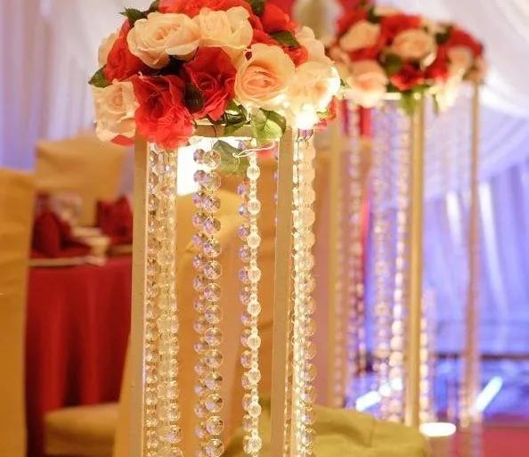 100 м прозрачное стекло люстры свадебный кристалл лампы гирлянда цепочки призмы |