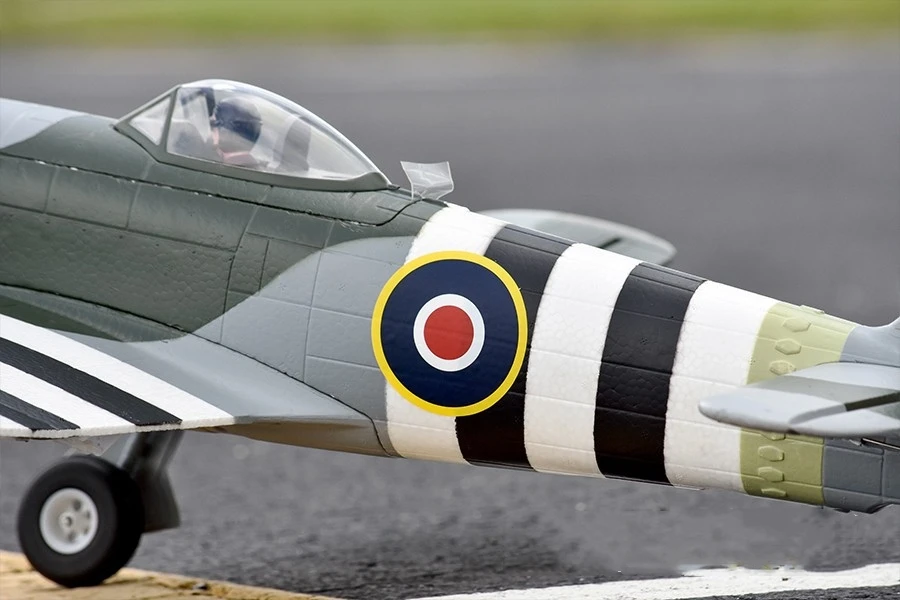FMS 1100 мм 1,1 м Hawker Typhoon 3S 6CH с втягиванием EPO PNP RC самолет британская Warbird радиоуправляемая модель самолета Avion