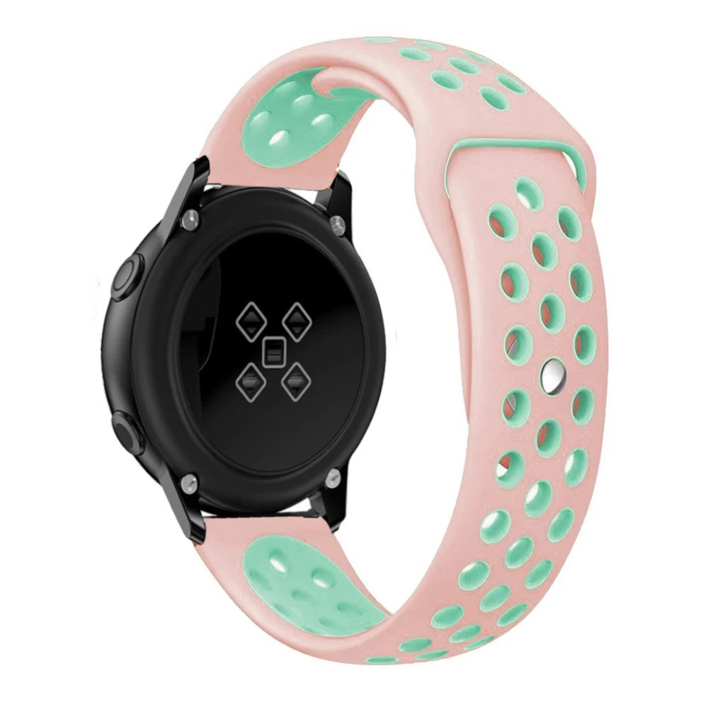 Uienie 20 мм ремешок для часов Samsung Galaxy Watch Active 2 Смарт часы силиконовый вида цветов