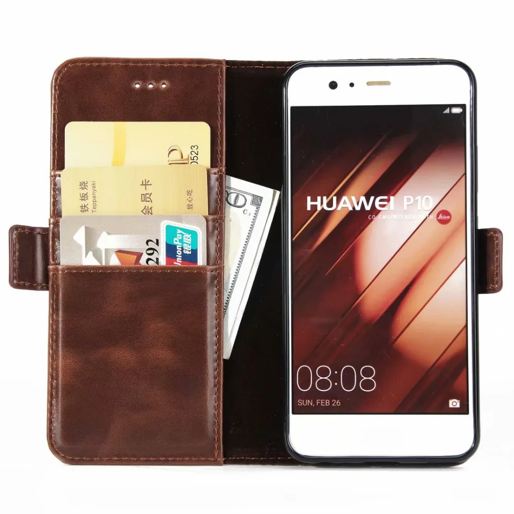 Ретро Для мужчин флип кожаный телефон случаях для huawei P10 плюс P20 Lite Pro Чехол Nova 2 2i 3E