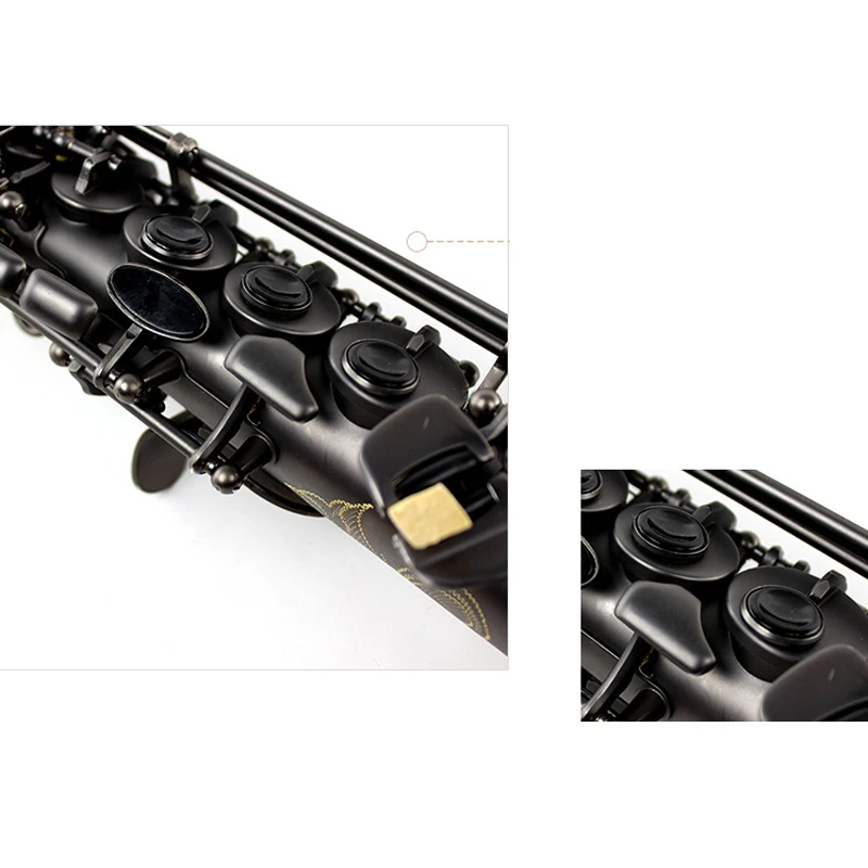 Труба сопрано саксофон b плоский тенор античная медь двойная связь Абалон Кнопка