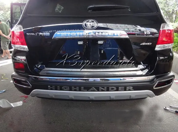 Задняя крышка для Toyota Highlander 2011 2012 2013|trunk lid trim|toyota trimtoyota tailgate |