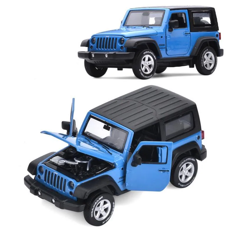 1:32 звук и свет Wrangler SUV Коллекция Модель автомобиля сплав тянуть назад автомобиль
