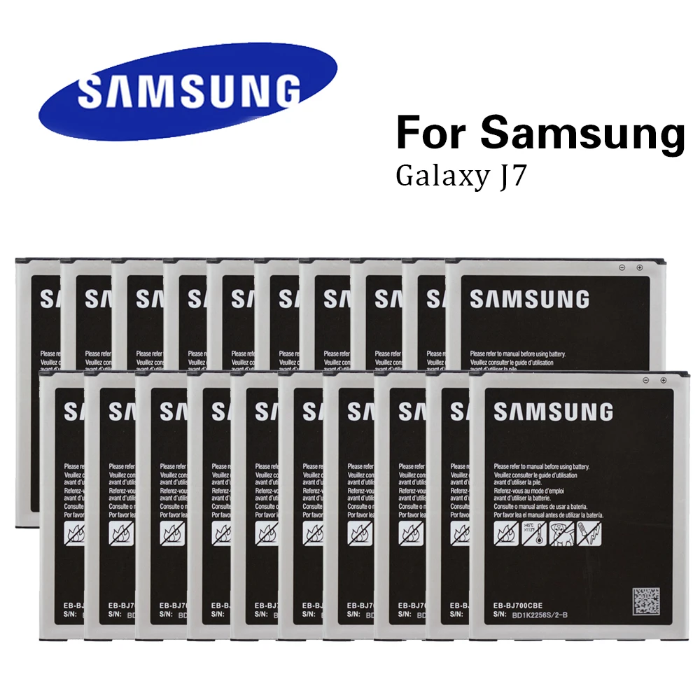 

20pcs Original Battery For Samsung GALAXY J7 2015 J7008 J7009 J7000 SM-J700f SM-J701F SM-J700M J701DS EB-BJ700BBC EB-BJ700CBE