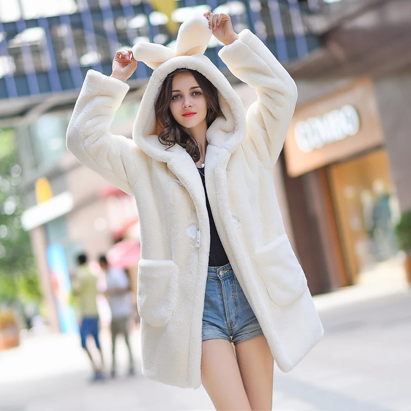 Шуба Осень-зима одежда Новинка Vetement femme 2018 модное пальто шуба из искусственного