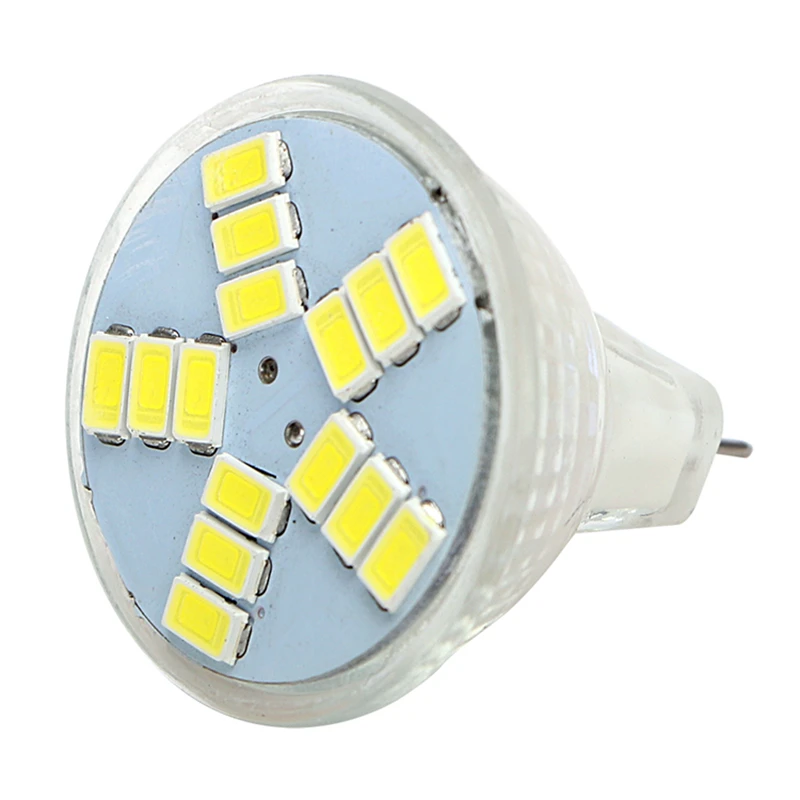 10X затемнения светодиодный лампы 3 Вт 5 7 5730 SMD MR11 светильник AC/DC 12V Светодиодный