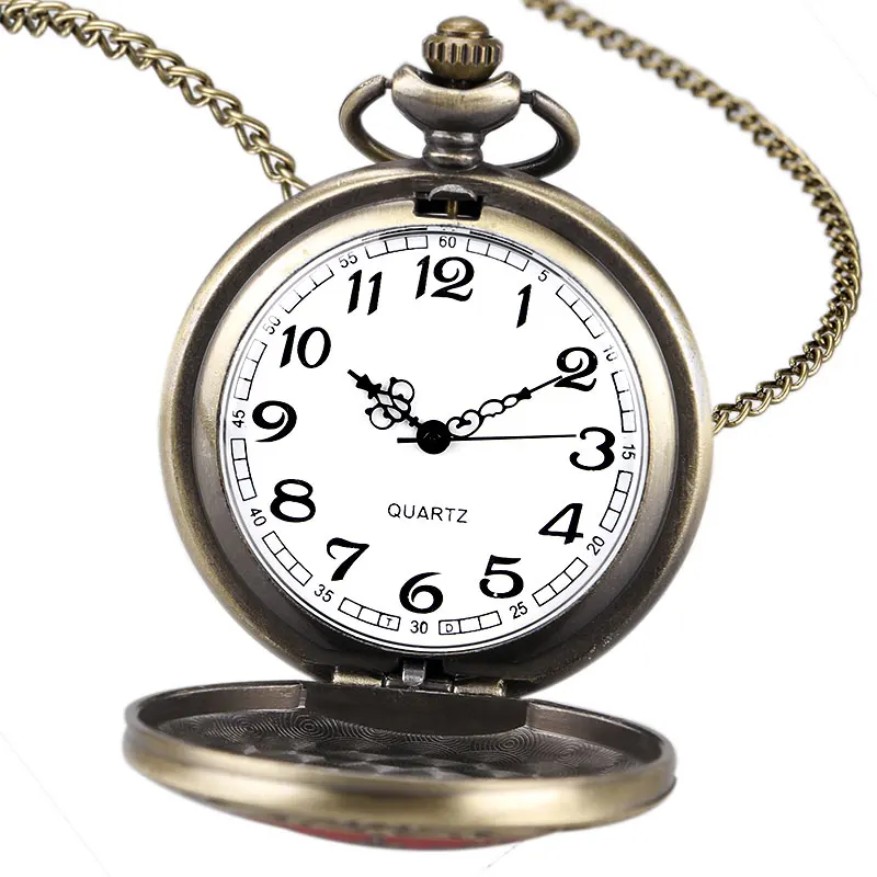 

Famous Russian Double-headed Eagle National Emblem Dome Commemorative Badge Design Pocket Watch Art Collections for Men Women
