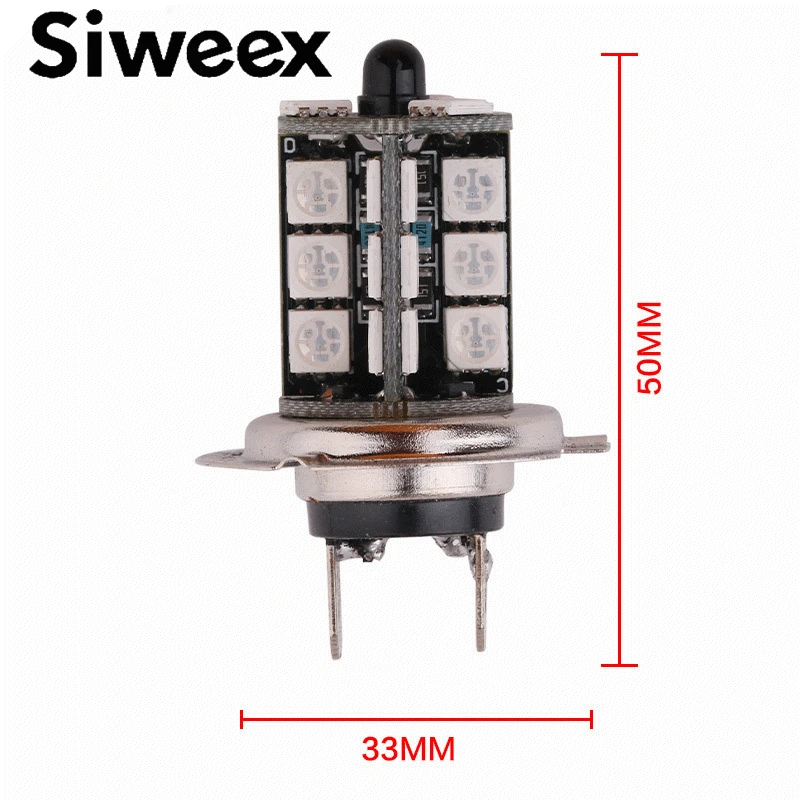 2 шт. автомобисветильник светодиодные ламсветильник H4 H7 H8 H11 5050 27 SMD|lamp 12v|h8 h11reverse