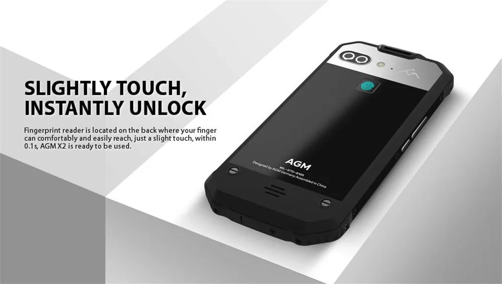 AGM X2 ЕС/SE смартфон LTE Android7.0 6 GB 64 GB IP68 Водонепроницаемый 5," Octa Core 6000 mAh Поддержка NFC GPS OTG Мобильный телефон