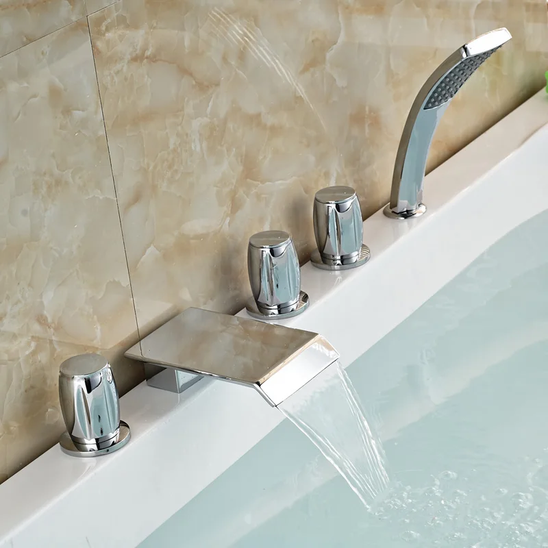 5 шт. душевая лейка Водопад|shower bathtub faucets|faucet chromeshower faucet ratings |