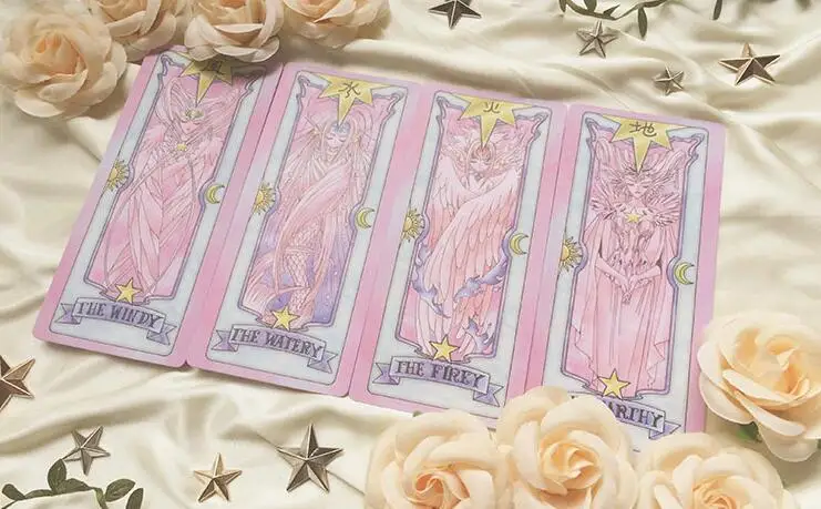 В наличии DIY Японские Аниме карты Таро 56 шт./компл. CardCaptor Сакура Клоу + волшебная