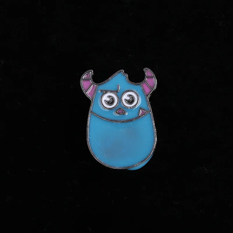 Брошь в стиле университета монстров Sulley Mr Q эмалированная булавка для рюкзака