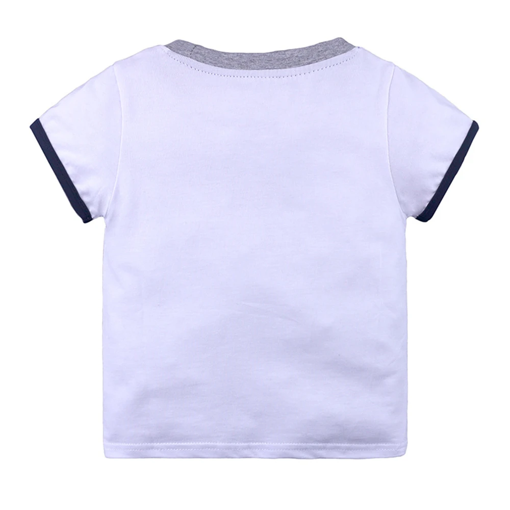 Для детей на лето футболка для Одежда мальчиков модные детские топы футболки