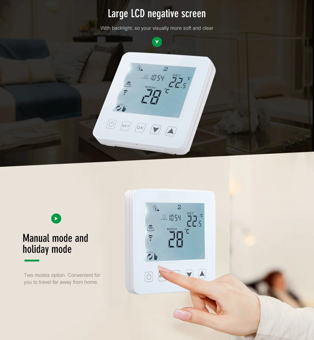 Smart Wifi Thermostat Electric Floor Heating for Warm Units Programmable Temperature Controller | Обустройство дома