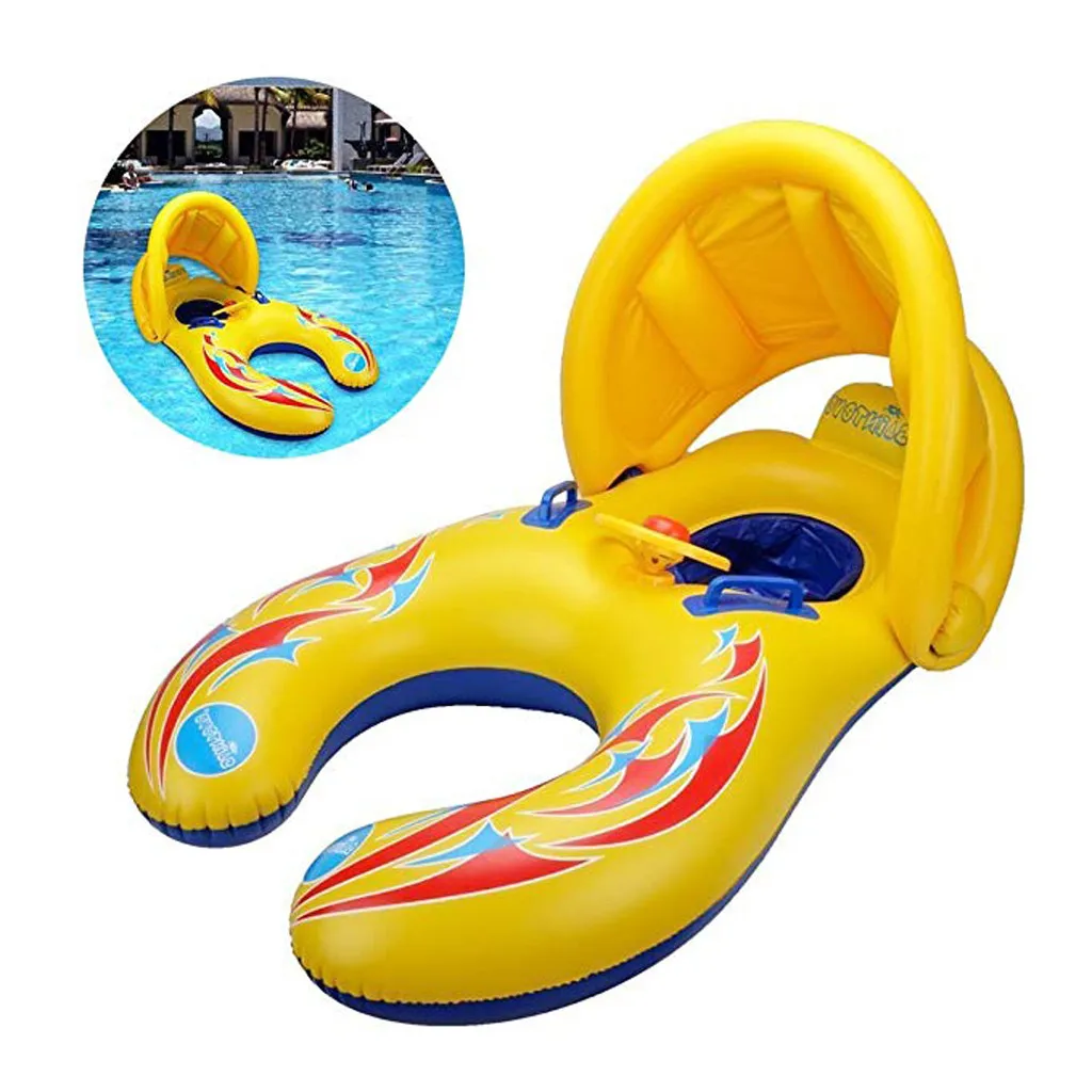 Мать и ребенок надувной круг для купания ребенка съемные безопасные шторы flotador