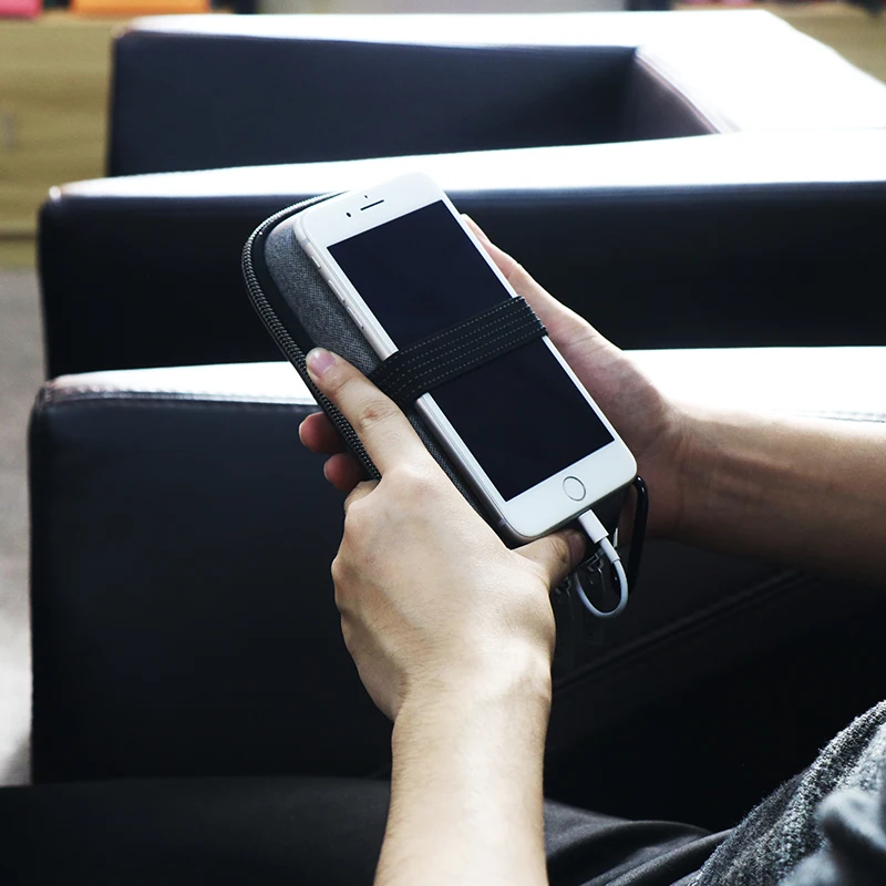 Shellnail Power Bank сумка для хранения электронный органайзер iPhone защитные сумки с usb