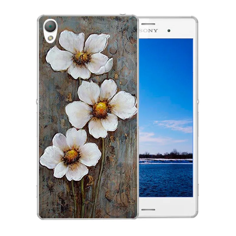 Чехол для Sony Xperia Z3 чехол D6603 D6643 D6653 D6616 L55T Ван Гог шаблон защитная накладка задней