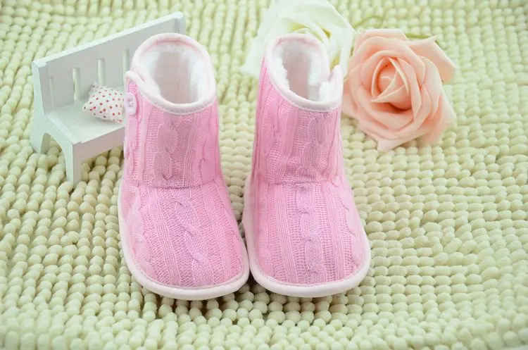 

New Fashion Children Princess Baby Shoes Cotton Padded Baby Boots Infant Toddler Boy Girl's First Walkers Shoes