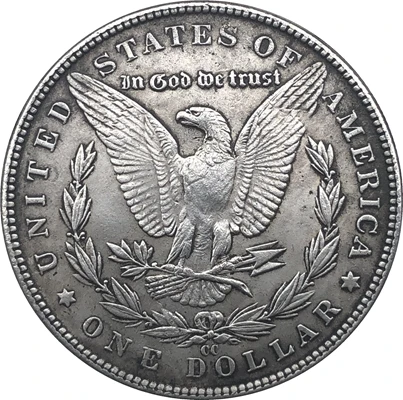 Копия монеты за доллар Моргана Hobo Nickel 1881 CC|Безвалютные монеты| |