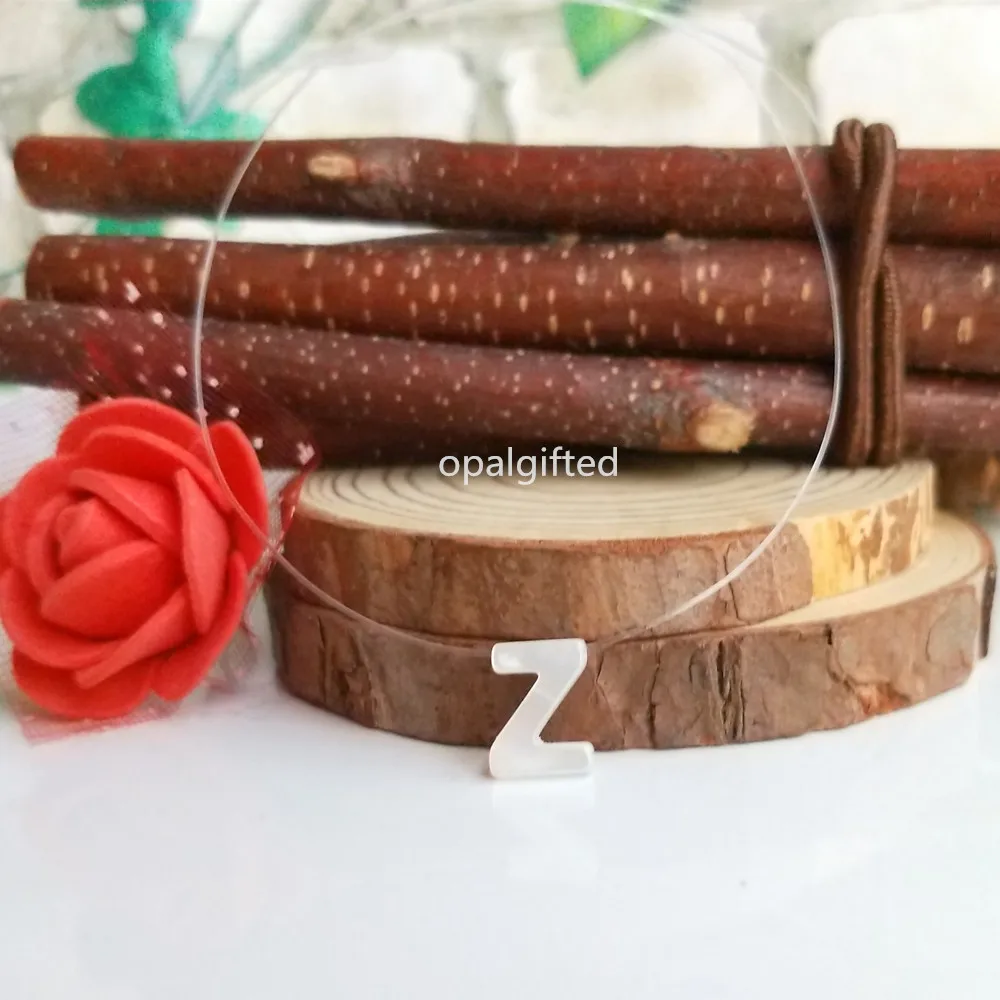 Горячей! Женское жемчужное ожерелье 1 шт. белое прозрачная нейлоновая цепь букв